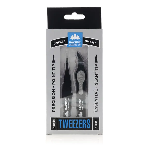 2-pc Premium Tweezer Set