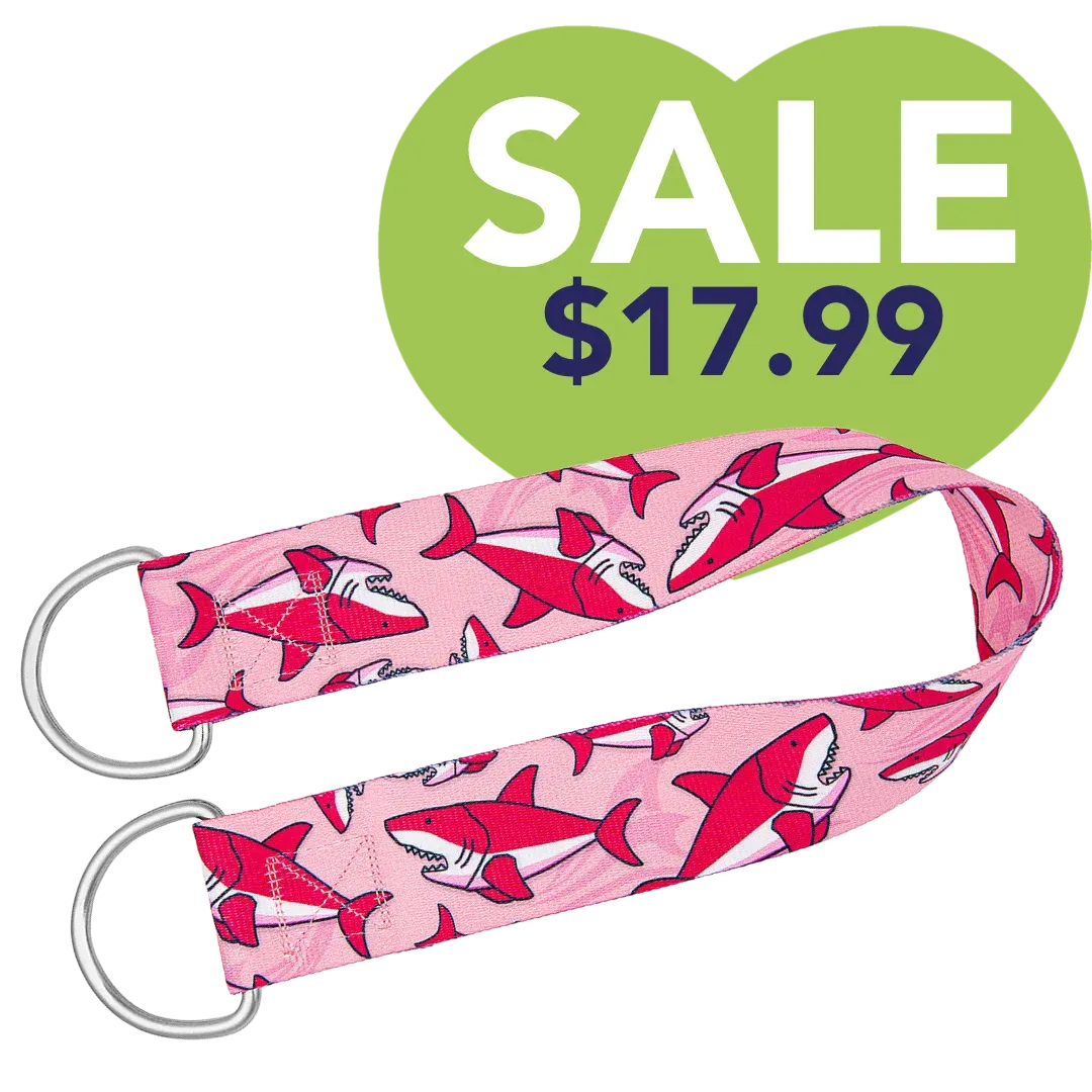 25" Belly Band Pink Shark by Groom Loop
