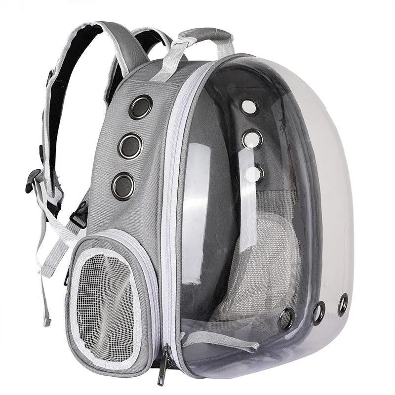 Bubble Pet Sightseeing Backpack: Portable And Stylish Carrier For Small Animals by Dog Hugs Cat
