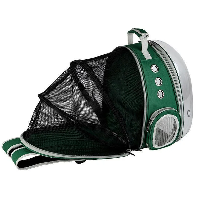 Bubble Pet Sightseeing Backpack: Portable And Stylish Carrier For Small Animals by Dog Hugs Cat
