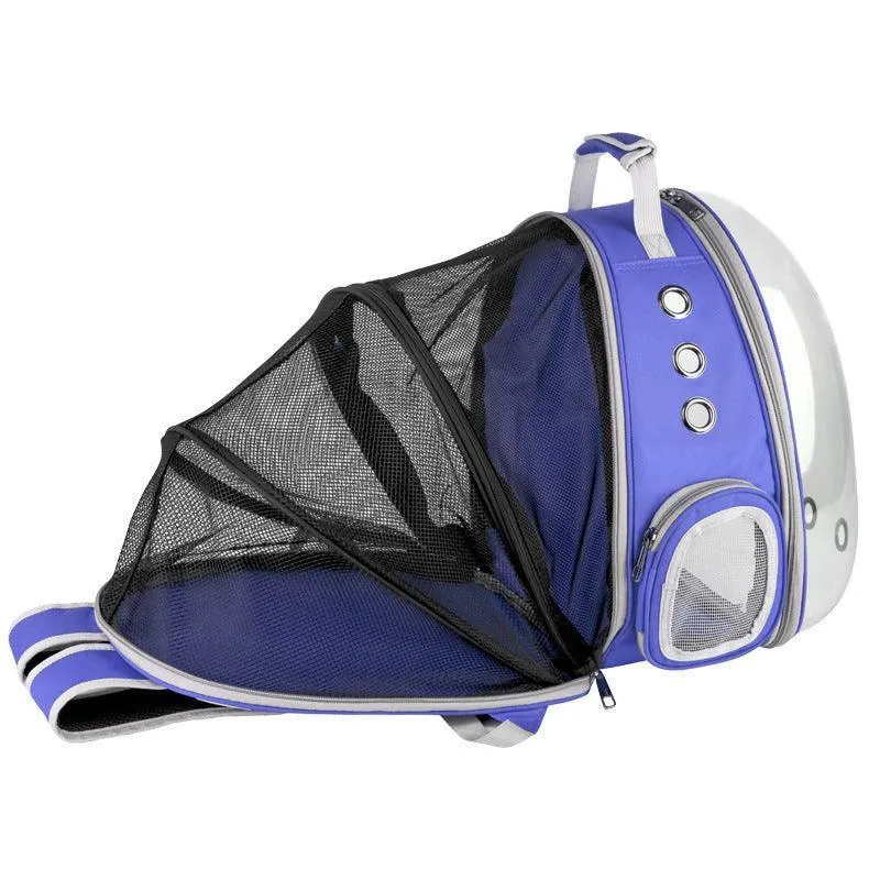 Bubble Pet Sightseeing Backpack: Portable And Stylish Carrier For Small Animals by Dog Hugs Cat