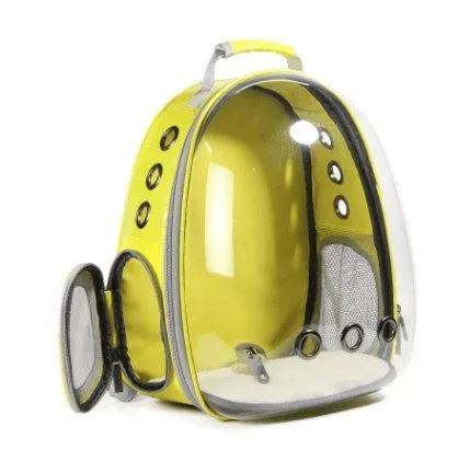 Bubble Pet Sightseeing Backpack: Portable And Stylish Carrier For Small Animals by Dog Hugs Cat
