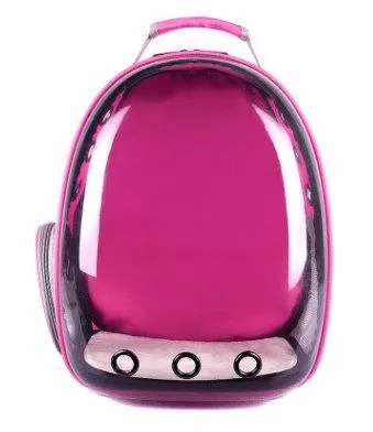 Bubble Pet Sightseeing Backpack: Portable And Stylish Carrier For Small Animals by Dog Hugs Cat