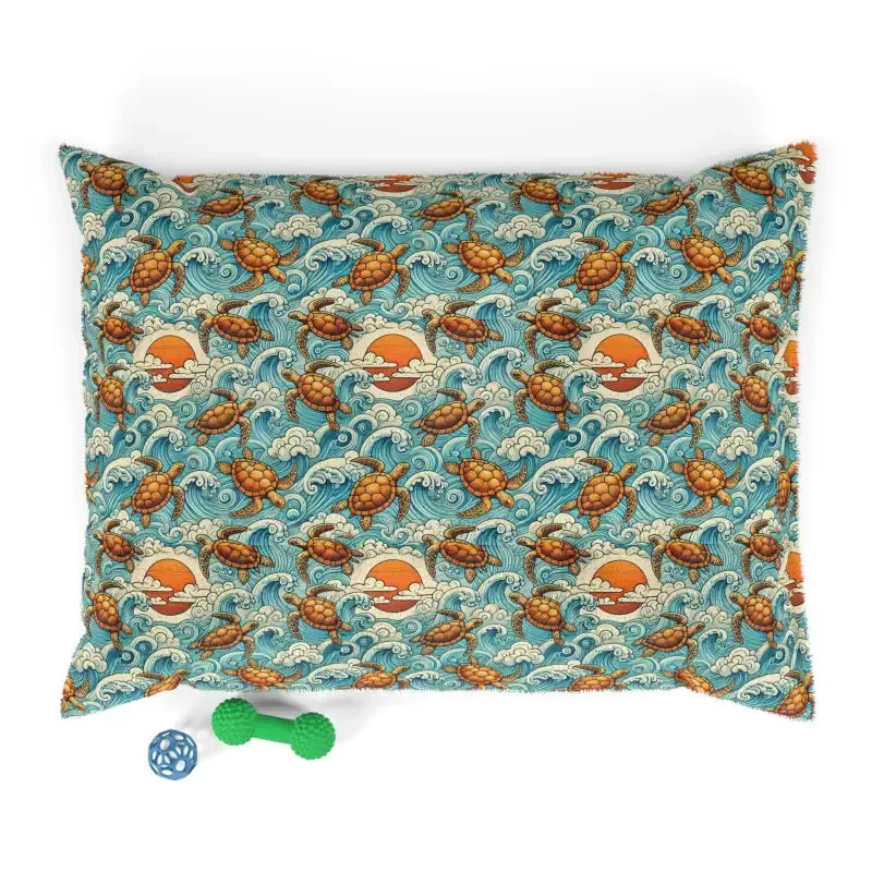 Cozy Cotton Pet Bed Furry Chill Spot