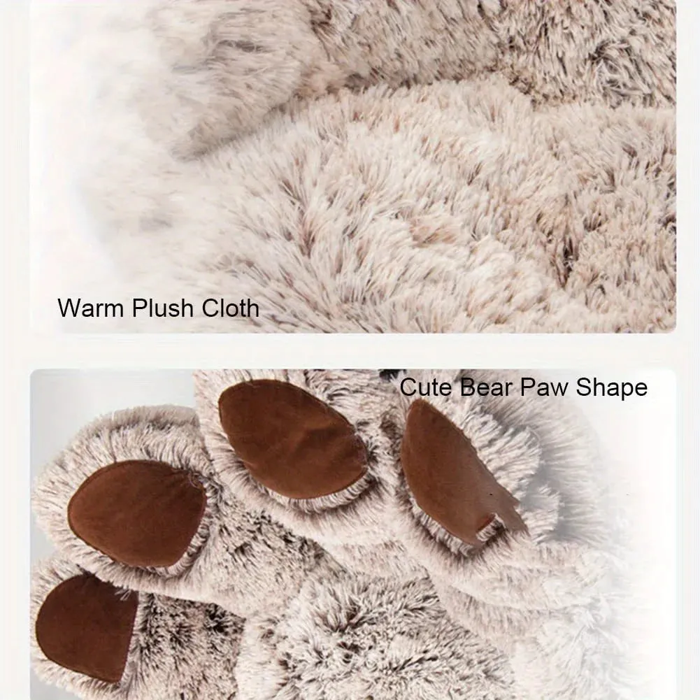 Cute Bear Paw Shape Comfortable Cozy Beds For Dog & Cats