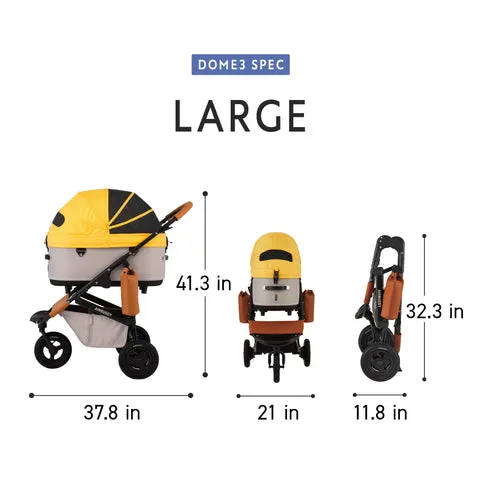 Dome 3 Pet Stroller: Cacao