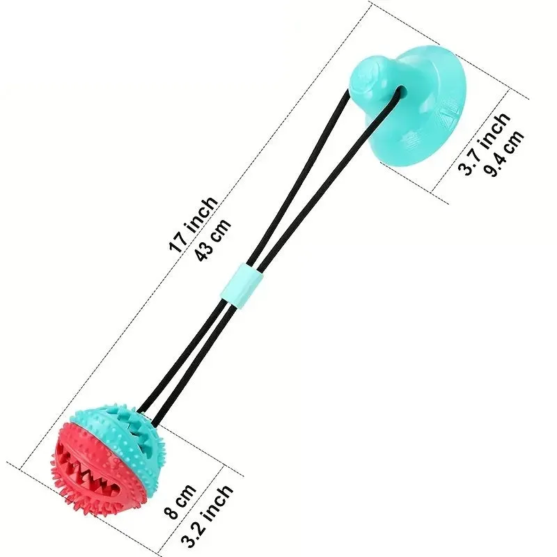 Durable Interactive Dog Toy for Aggressive Chewers – Tug-of-War & Treat Dispensing