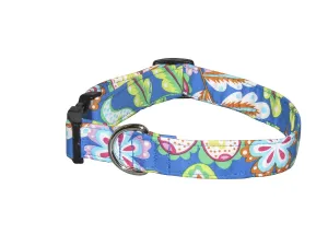 Elmo's Closet Fiesta Flowers Dog Collar