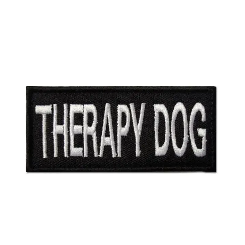 Embroidered Patch Velcro Service Dog Sticker
