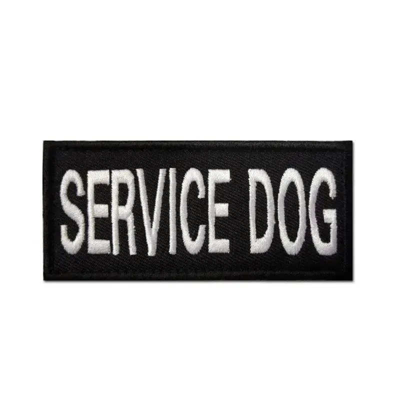 Embroidered Patch Velcro Service Dog Sticker