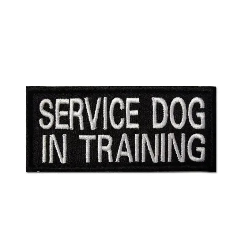 Embroidered Patch Velcro Service Dog Sticker