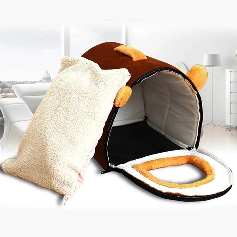 Foldable Dog Bed Pet House Sofa Nest