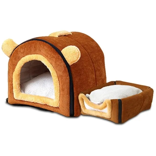 Foldable Dog Bed Pet House Sofa Nest