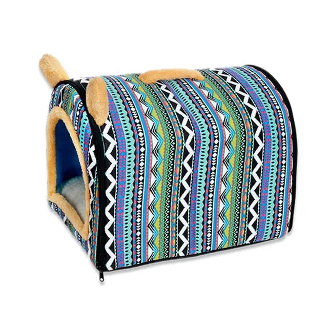 Foldable Dog Bed Pet House Sofa Nest