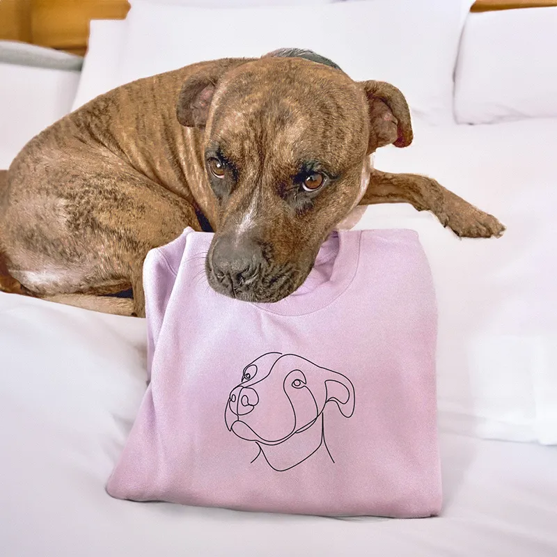 Gifts For Pet Custom Embroidered Sweatshirt and Hoodie