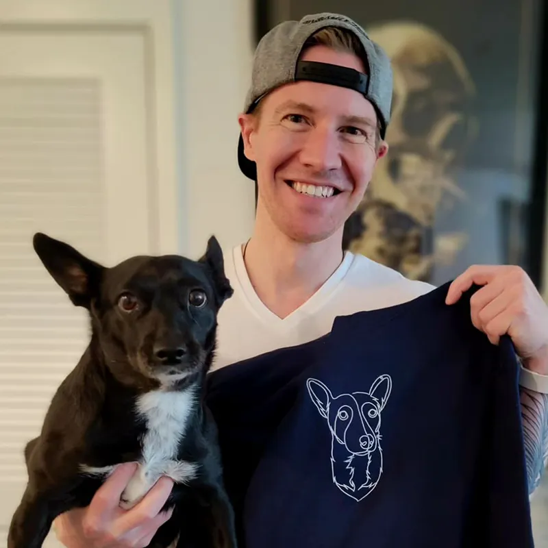 Gifts For Pet Custom Embroidered Sweatshirt and Hoodie