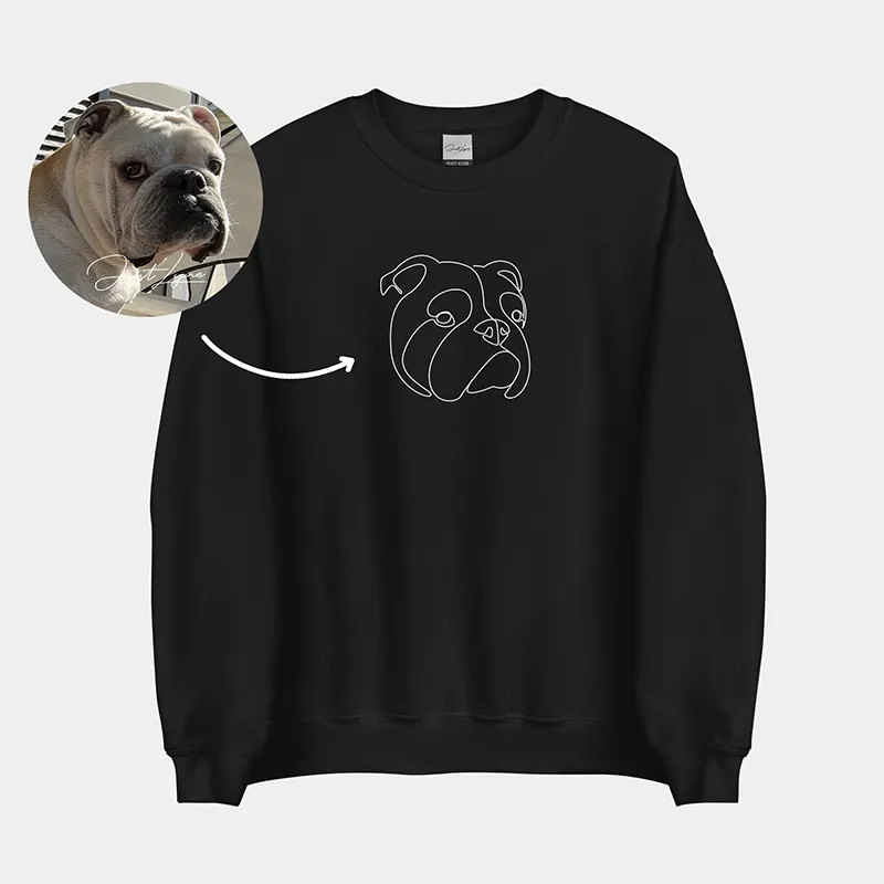 Gifts For Pet Custom Embroidered Sweatshirt and Hoodie
