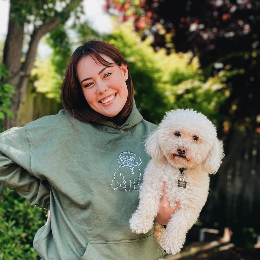 Gifts For Pet Custom Embroidered Sweatshirt and Hoodie