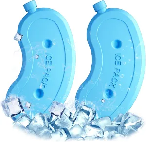 Ice Packs for Automatic Cat Feeder and Automatic Pet Feeder, 2-Packs