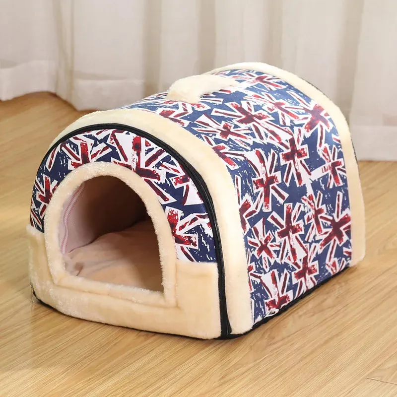 Indoor Foldable Dog House Cave