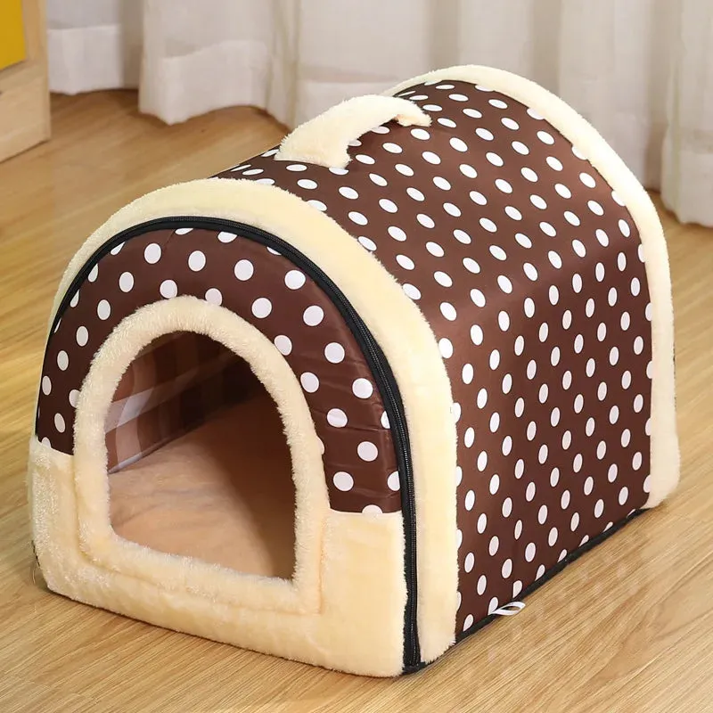 Indoor Foldable Dog House Cave