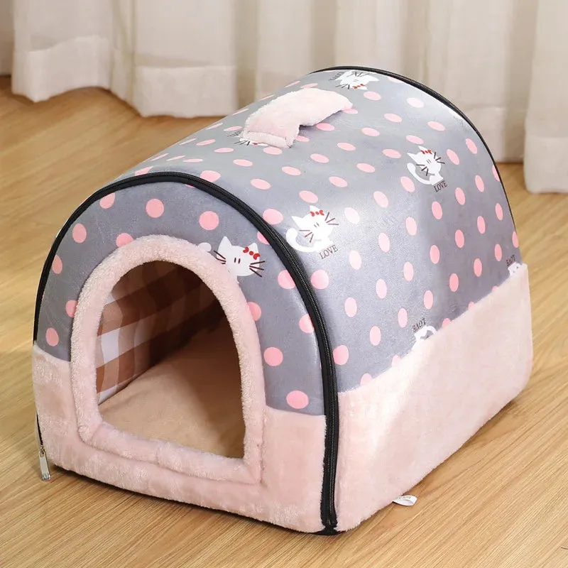 Indoor Foldable Dog House Cave