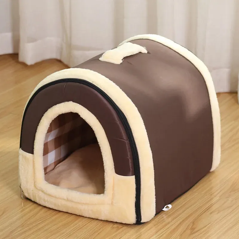 Indoor Foldable Dog House Cave
