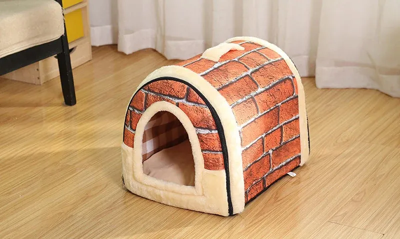 Indoor Foldable Dog House Cave