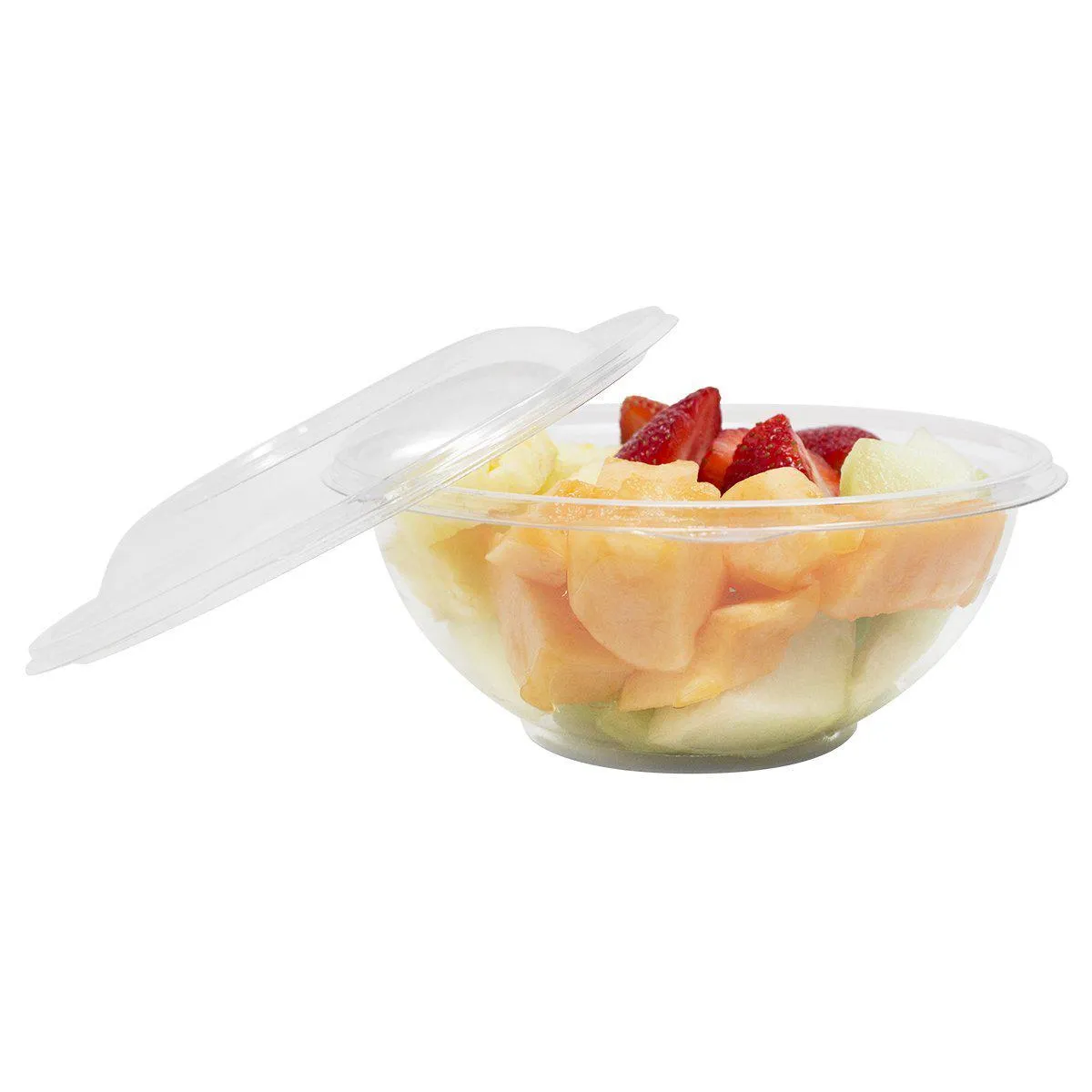 Karat 24oz PET Salad Bowl and Lids - 300 ct