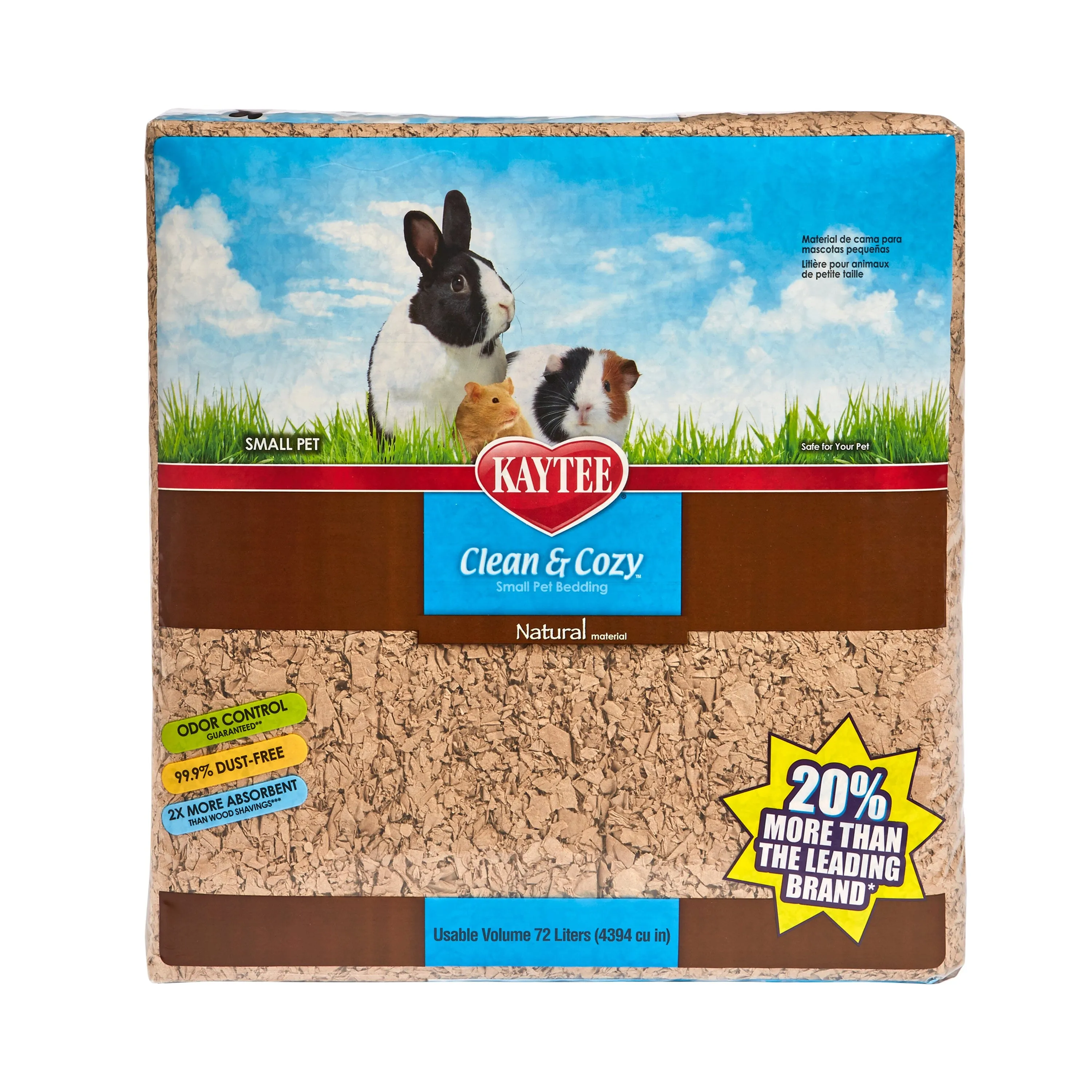 Kaytee Clean & Cozy Natural - 72 l