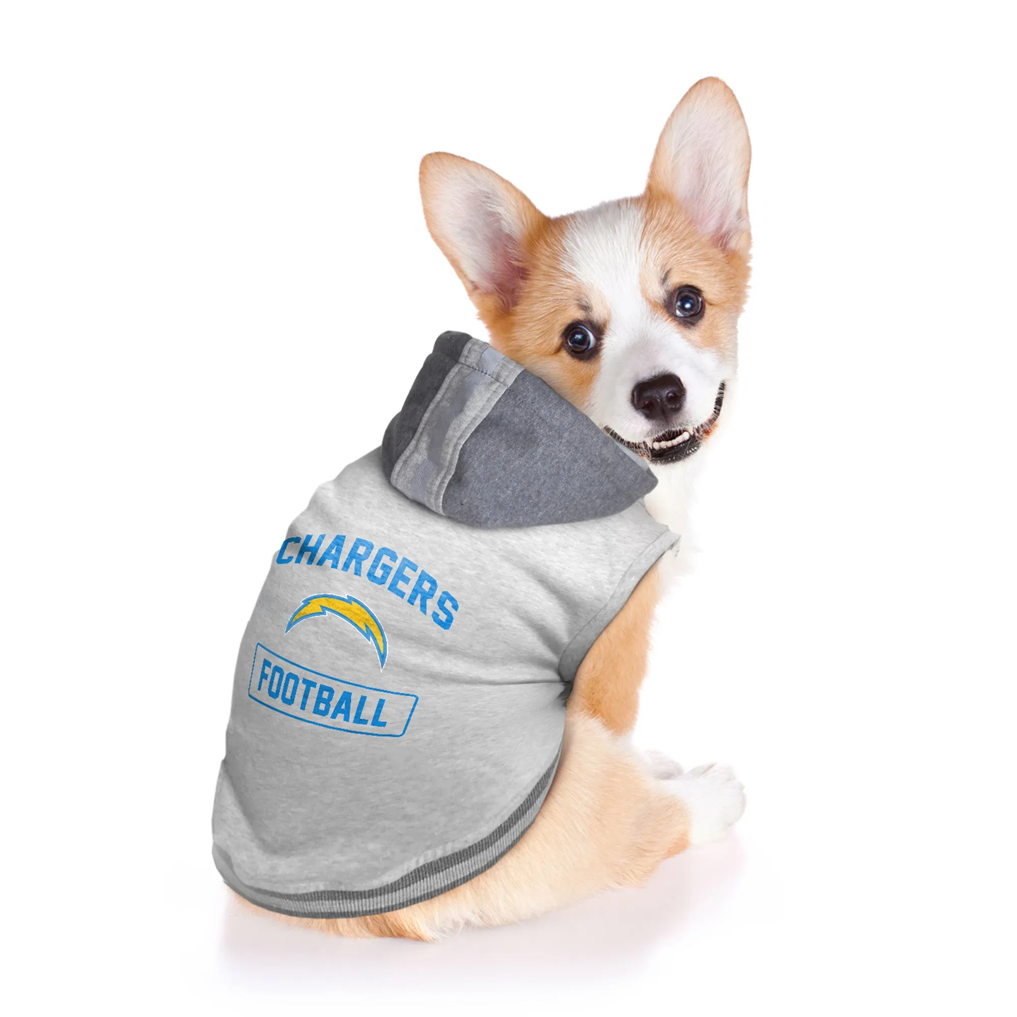 Los Angeles Chargers Pet Hooded Crewneck Type