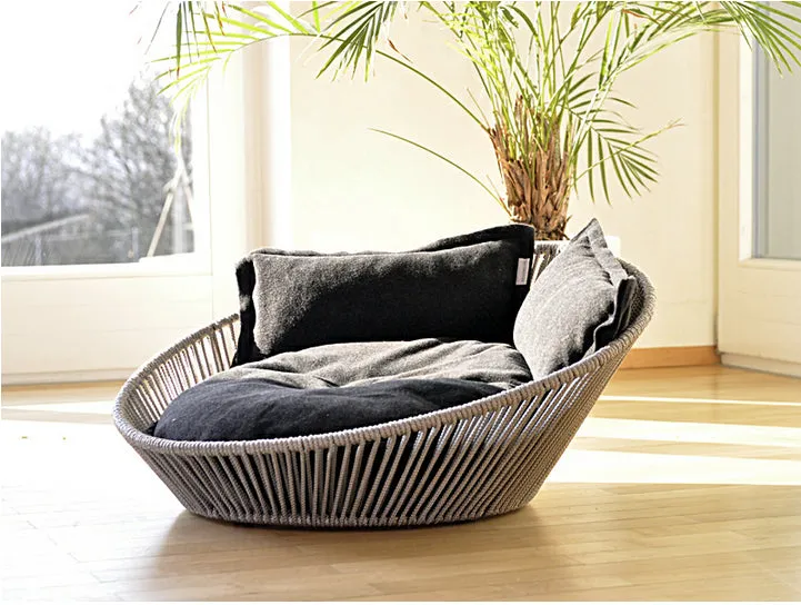Luxury Orthopaedic Siro Twist Dog Basket