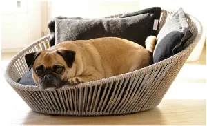 Luxury Orthopaedic Siro Twist Dog Basket