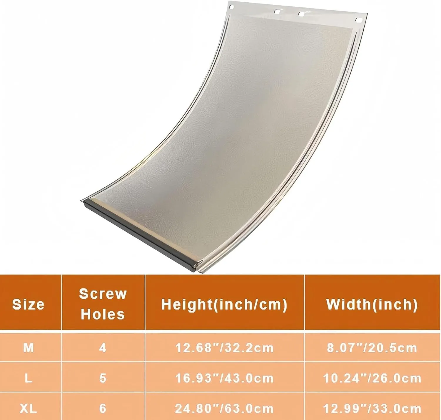 Magnetic Seal Dog Door Replacement Flap with Noise Reducing Cold Weather Insulation for Doggie Pets, 16 7/8 x 10 1/8