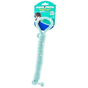 Mammoth Flossy Chews Extra Fresh Dental Bar Tug With Handle Toy For Dogs