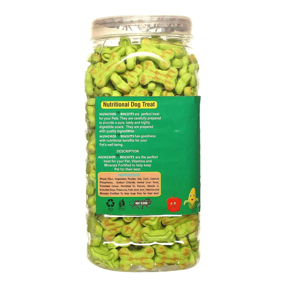 Munchos Real Veg Biscuit Dog Treats