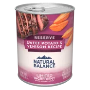 Natural Balance L.I.D. Sweet Potato & Venison Dog Formula 12 x 13 oz. cans