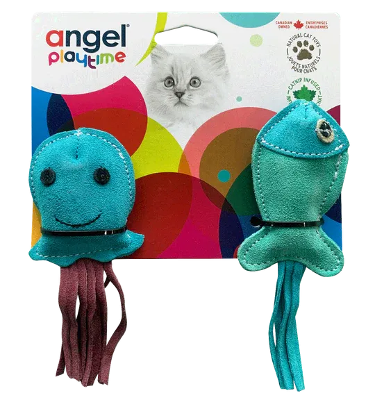 Natural Critter Cat Toys (set of 2)