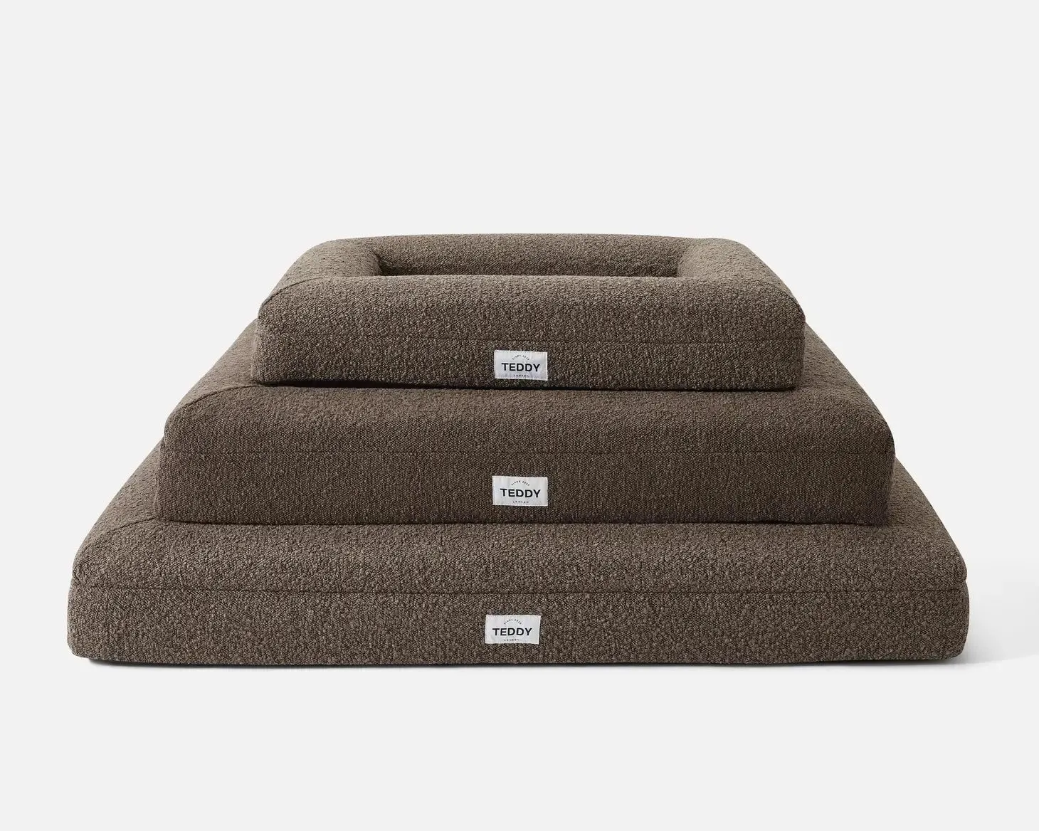 Navy Boucle Fabric Bed for Dogs - S/M/L