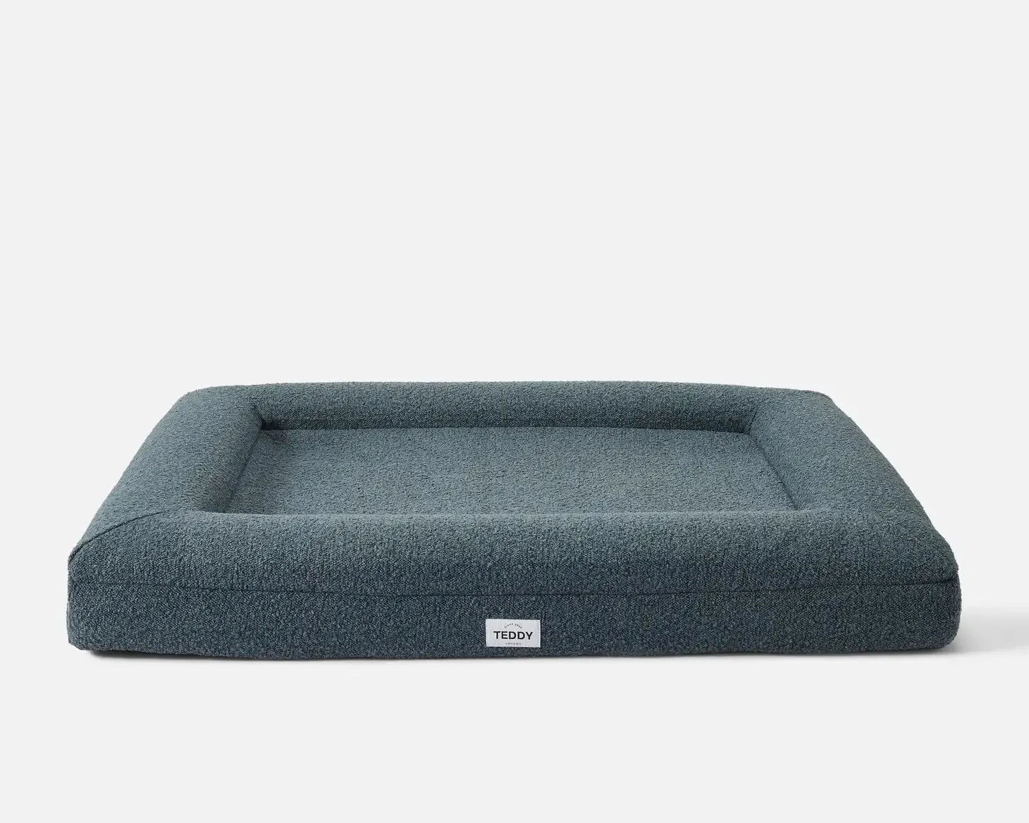 Navy Boucle Fabric Bed for Dogs - S/M/L