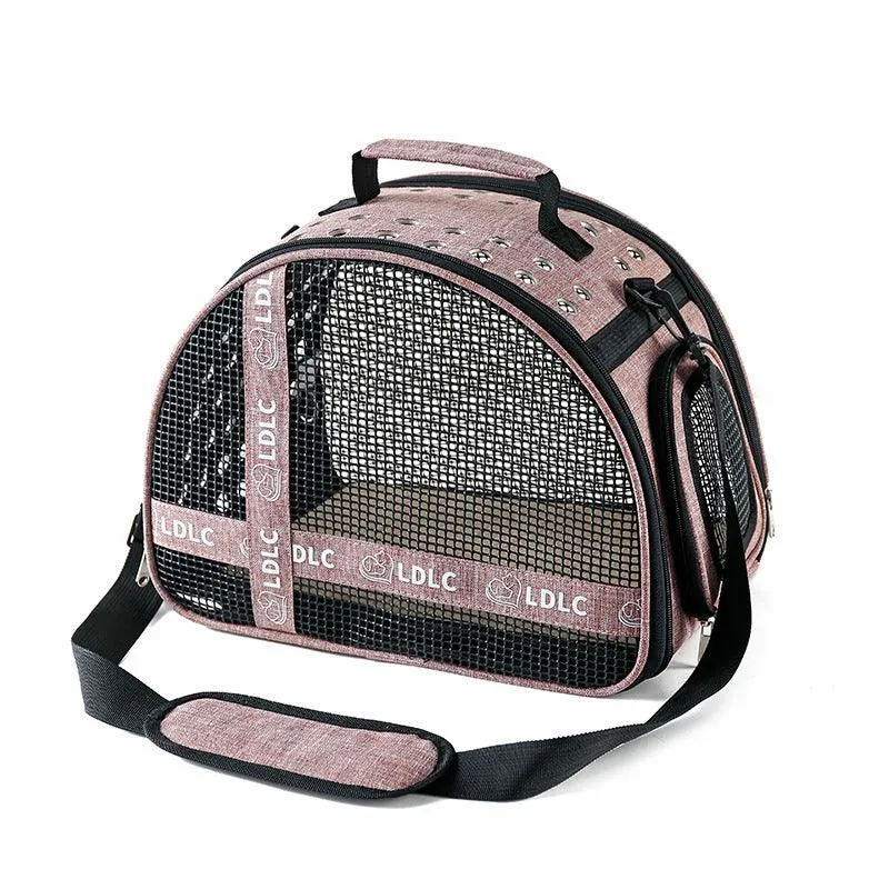 Portable Pet Travel Bag: One Shoulder Cat Litter Carrier by Dog Hugs Cat