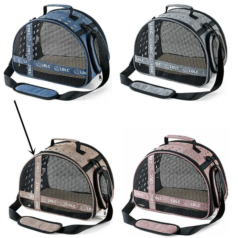Portable Pet Travel Bag: One Shoulder Cat Litter Carrier by Dog Hugs Cat