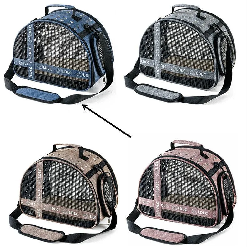 Portable Pet Travel Bag: One Shoulder Cat Litter Carrier by Dog Hugs Cat