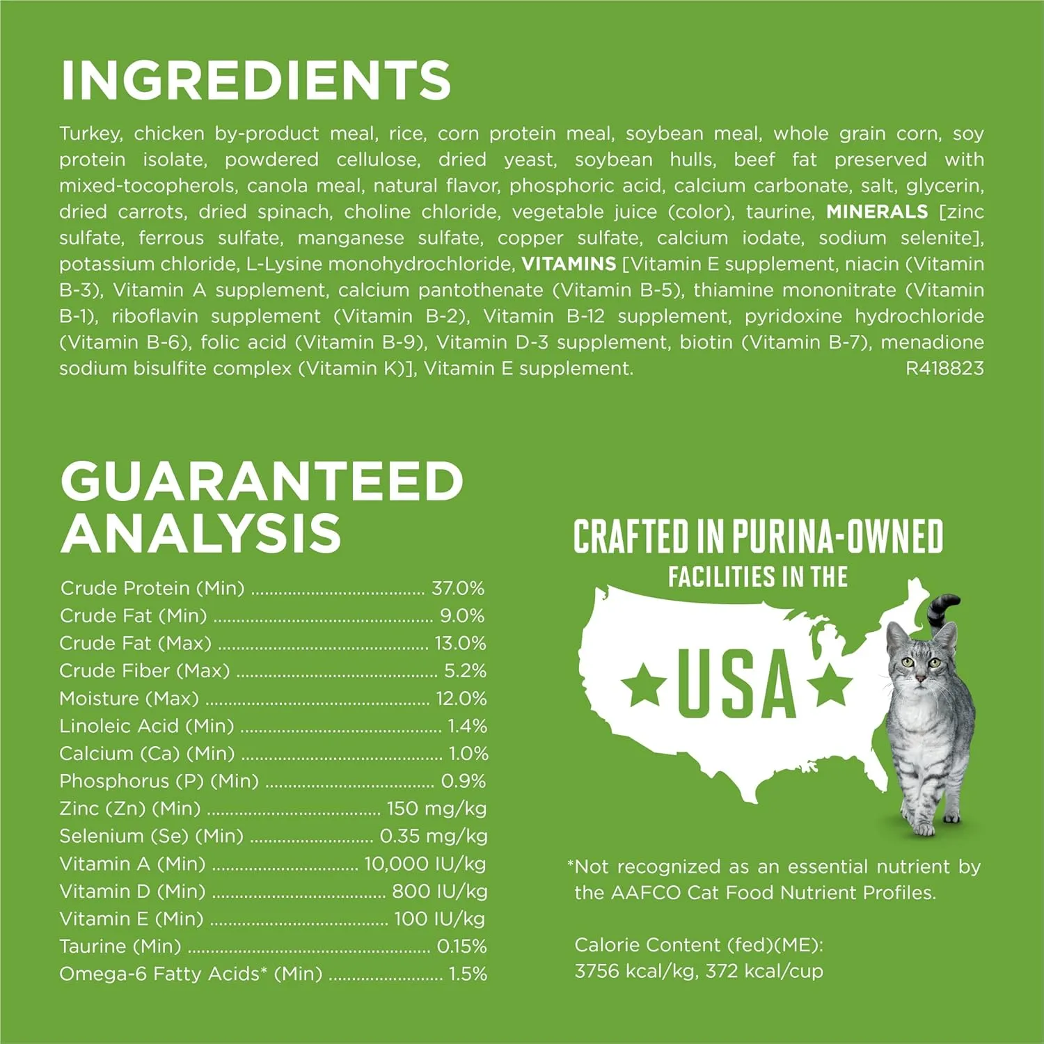 PURINA ONE Natural, Low Fat, Weight Control, Indoor Dry Cat Food,  Plus Indoor Advantage - 16 lb. Bag