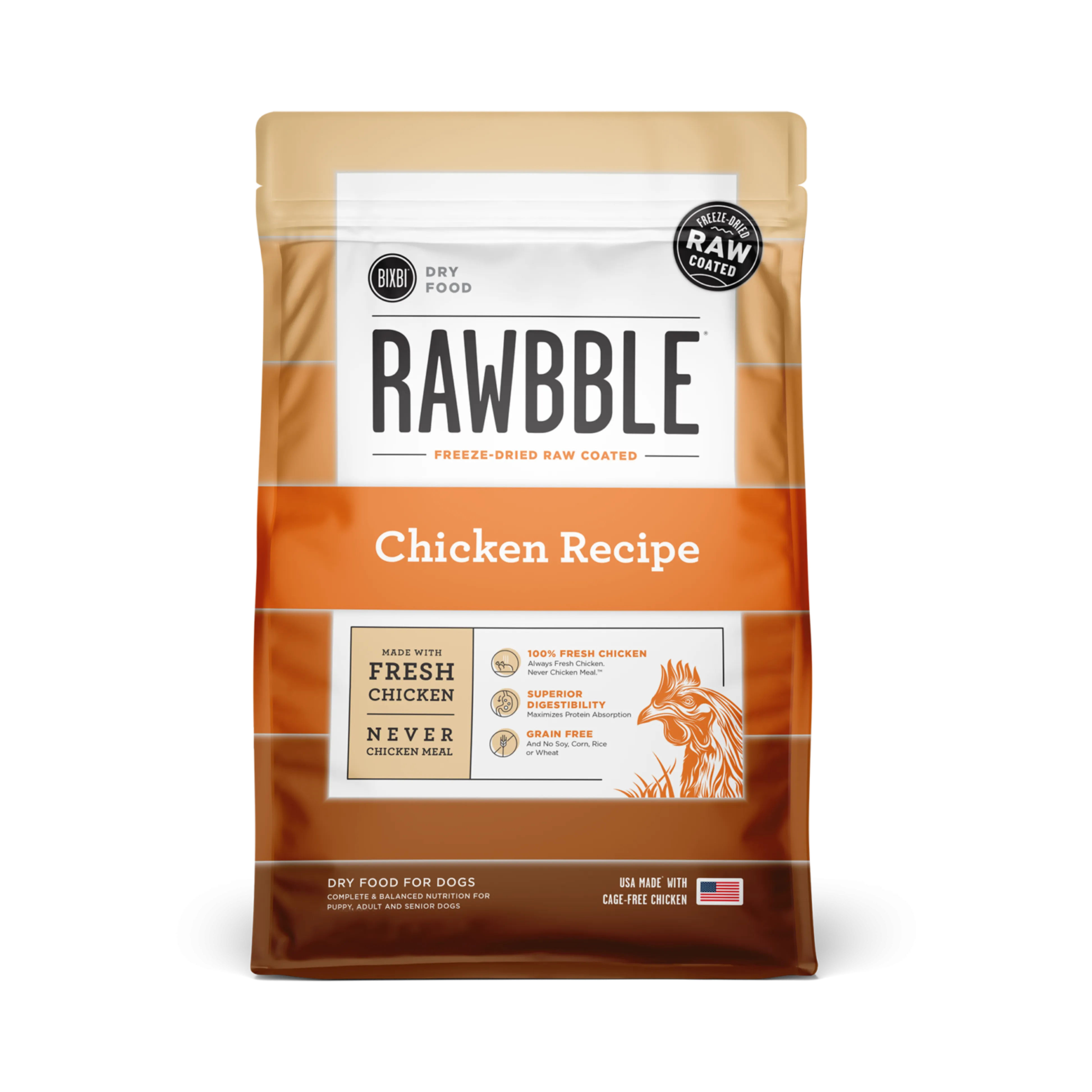 Rawbble Dry Food for Dogs – Chicken Recipe