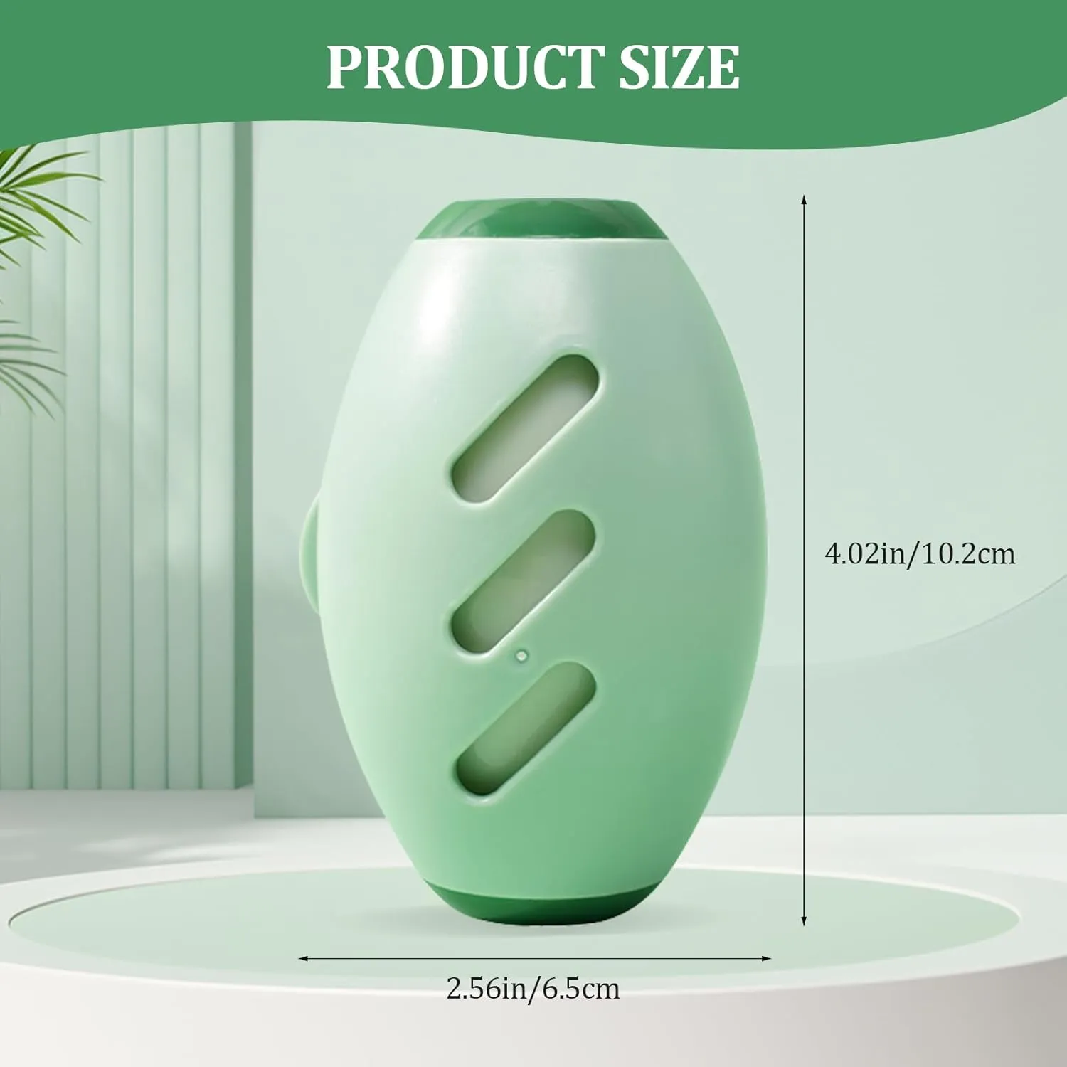 Reusable Washable Lint Roller Ball - Mini Travel Size, Extra Sticky Portable Pet Hair Remover for Clothes, Sofas, and Fabrics - Compact Gel Lint Remover for Dust & Debris(Green)