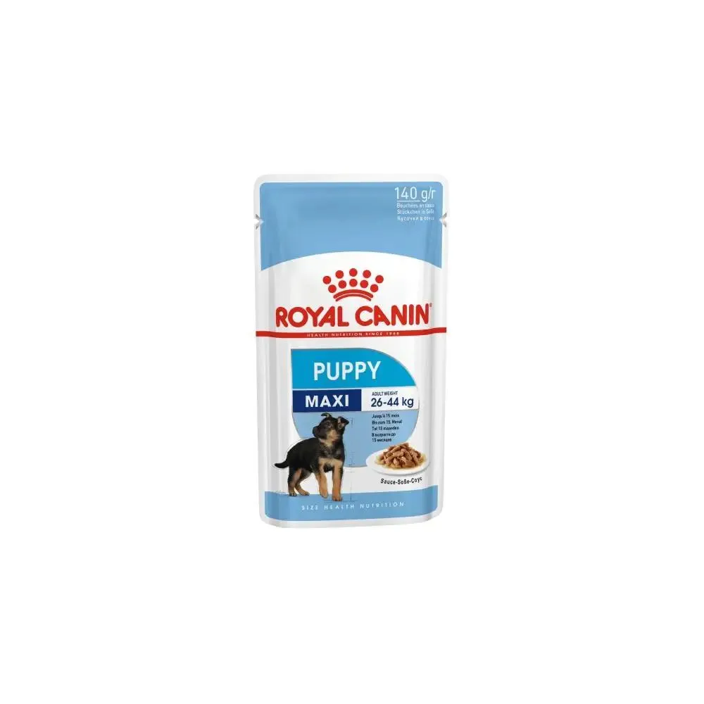 Royal Canin Size Health Nutrition Maxi Puppy Wet Dog Food 140g