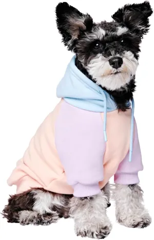 Spark Paws Dog Hoodie - Premium Quality, Buttery Soft, Superior Comfort and Fit, Calming Fleece Interior, Suitable for All Breeds - Cotton Candy - M