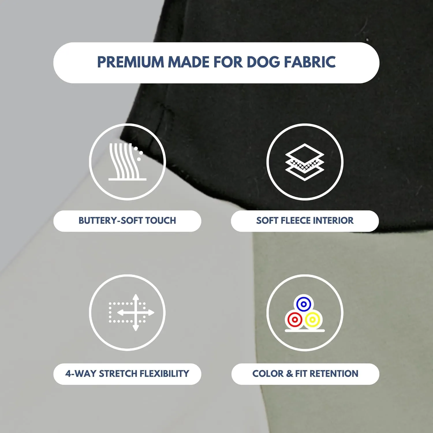 Spark Paws Dog Hoodie - Premium Quality, Buttery Soft, Superior Comfort and Fit, Calming Fleece Interior, Suitable for All Breeds - Olive Cream - S