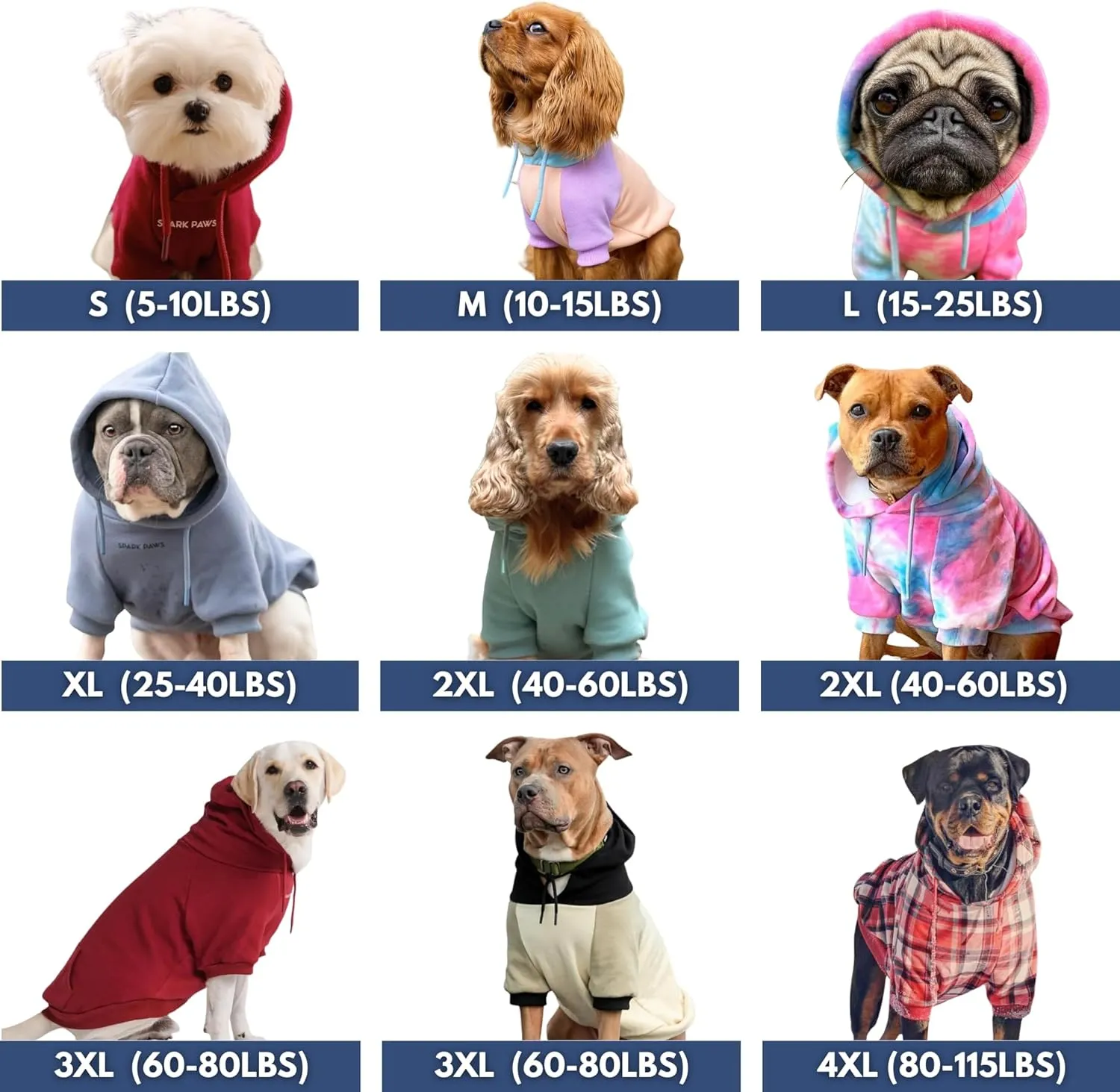 Spark Paws Dog Hoodie - Premium Quality, Buttery Soft, Superior Comfort and Fit, Calming Fleece Interior, Suitable for All Breeds - Olive Cream - S